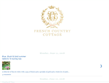Tablet Screenshot of frenchcountrycottage.net